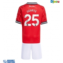 Manchester United Manuel Ugarte #25 Domaci Dres za djecu 2025-26 Kratak Rukav (+ Kratke hlače)